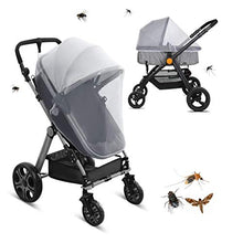 Carica l'immagine nel visualizzatore di Gallery, Zanzariera Passeggino Universale Bambini per Culle Carrozzine Seggiolino...
