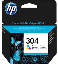 Carica l&#39;immagine nel visualizzatore di Gallery, HP 304 Tricromia (N9K05AE) Cartuccia Originale per Stampanti HP a Getto di Inchiostro, Compatibile con Stampanti HP DeskJet 2620 e 2630; HP Deskjet 3720; 3730; 3750 e 3760; HP ENVY 5010; 5020 e 5030