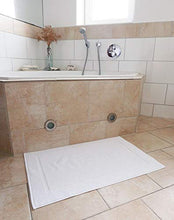 Carica l&#39;immagine nel visualizzatore di Gallery, ZOLLNER 2 tapettini Bagno, scendibagno, Bianco, 50x80 cm, 50 x 80 Bianco