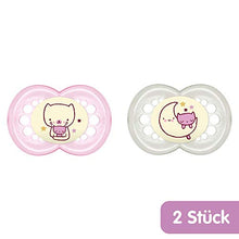 Carica l&#39;immagine nel visualizzatore di Gallery, MAM 110522 - Ciuccio &quot;Night&quot; in lattice naturale per bambine dai 6 ai 16... - Ilgrandebazar