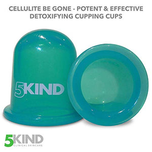 5kind KIT Coppetta AntiCellulite in Silicone 2 Pezzi | SET Borsetta da...