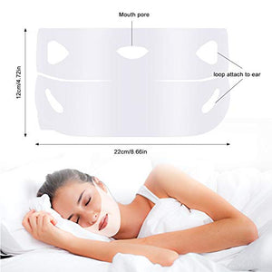 V Line Mask, Doppio Mento Riduttore, HailiCare 8 Pcs 4D Viso V Appeso... - Ilgrandebazar