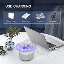 Carica l'immagine nel visualizzatore di Gallery, Uccidi Zanzare, Lampada Antizanzare Elettrica, Zanzariera Elettrica con Lampada UV, Trappola per zanzare USB, 180° Luce Insetticida per Uso da Interno ed Esterno, Zanzare, Mosche, Falene, Insetti