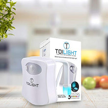 Carica l&#39;immagine nel visualizzatore di Gallery, Luce a LED per la Tazza del WC: Simpatica Lampada Attivata da un Sensore di... - Ilgrandebazar