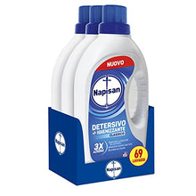 Carica l&#39;immagine nel visualizzatore di Gallery, Napisan Detersivo Lavatrice Liquido Igienizzante Classico, 3 Confezioni da 1.15 l da 69 Lavaggi di Detersivo Lavatrice Liquido