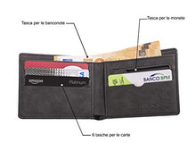 Carica l&#39;immagine nel visualizzatore di Gallery, Portafoglio Uomo Bianchi Lorenzo, Porta Carte Credito, Regalo Uomo, Porta...
