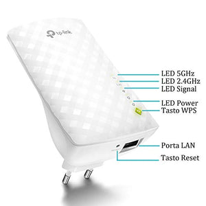 TP-Link RE200 Ripetitore WiFi Wireless, Velocità Dual Band AC750, WiFi... - Ilgrandebazar