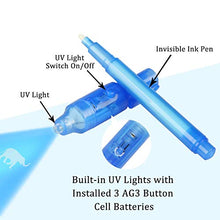 Carica l&#39;immagine nel visualizzatore di Gallery, MonQi 14 pezzi Permanente Penna Inchiostro Invisibile con Luce UV + 5...