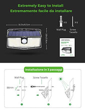 Carica l&#39;immagine nel visualizzatore di Gallery, 300 LED Luci Solari Esterno,【Nuovo design nel 2020】Luce Solare con 2 Pezzi
