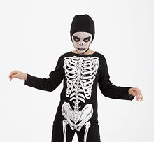 Carica l'immagine nel visualizzatore di Gallery, RUBIES Costume Scheletro per bambini e ragazze, Tuta con stampa e cappello, originale Rubies per Halloween, Carnevale e compleanno