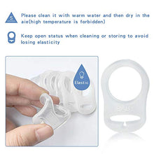 Carica l&#39;immagine nel visualizzatore di Gallery, 12 Pezzi Adattatore Per Clip Fittizio in silicone Trasparente, Adattatore...