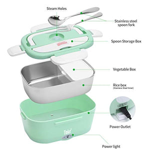 Timker Scaldavivande Elettrico Portatile,Scaldavivande Verde Chiaro