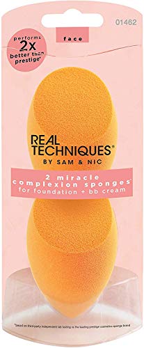 Real Techniques, 1462, Spugnetta per trucco, Miracle Complexion, 2 pz.