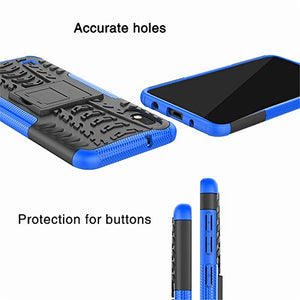 Yiakeng Samsung Galaxy A10 Cover, Doppio Strato Silicone Antiurto Far Blu - Ilgrandebazar