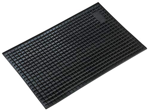 Walser - Tappetino Auto Rettangolare, in Gomma,41x28 cm Colore: Nero 41x28 - Ilgrandebazar