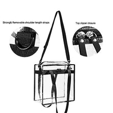 Carica l'immagine nel visualizzatore di Gallery, Eono by Amazon - Borsa Tote Trasparente Omologata per lo Stadio,