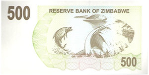 500 dollar collezione di banconote / Banca centrale dello Zimbabwe 2006-2007... - Ilgrandebazar