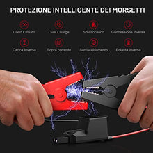 Carica l'immagine nel visualizzatore di Gallery, BuTure Booster Avviamento Auto 2000A 18600mAh, Avviatore Emergenza per Auto/Moto (Motori Fino a 7,0L Benzina/6,0L Diesel), Avviatore Batteria Auto con Torcia LED, Porta USB da per Smartphone