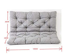Carica l&#39;immagine nel visualizzatore di Gallery, Meerweh 90266 - Cuscino per panca a 2 posti e Panca Hanko, grigia,...