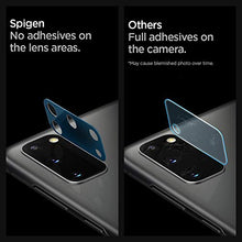Carica l'immagine nel visualizzatore di Gallery, Spigen, 2Pezzi, Protezione Fotocamera Samsung Galaxy S20, Copertura Totale, Custodia Compatibile, Durezza 9H, Pellicola Fotocamera Samsung Galaxy S20 (AGL01073)