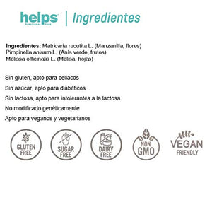 HELPS INFUSI - Infuso biologico per bambini e neonati con camomilla, anice...
