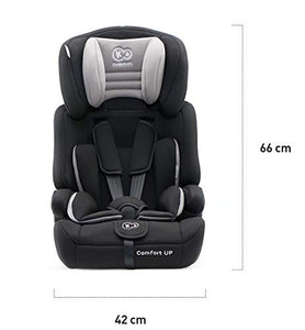 Kinderkraft Seggiolino Auto COMFORT UP, Poggiatesta Regolabile, Giallo