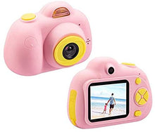 Carica l'immagine nel visualizzatore di Gallery, YunLone ToyZoom Macchina Fotografica per Bambini, Bambini Fotocamera Digitale Portatile Selfie Videocamera per Bambine 2 Pollici LCD /1080P FHD / 18MP/Scheda 32 GB/Custodia Inclusa(Rosa)