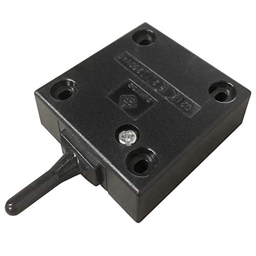 FUJIE Interruttore per Porte Switch Push Porta Spingere Nero