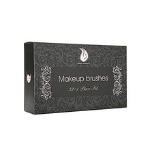 Carica l&#39;immagine nel visualizzatore di Gallery, Start Makers Set di 32 pennelli per Make-Up con custodia in Cuoio Lusso e...