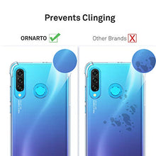 Carica l&#39;immagine nel visualizzatore di Gallery, ORNARTO Cover Huawei P30 Lite, Custodia Trasparente Assorbimento Chiaro