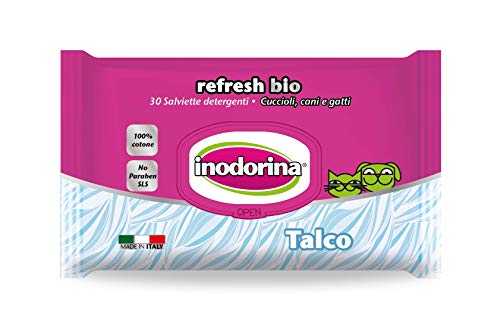 Inodorina Salviette Detergenti Bio Talco - Ilgrandebazar