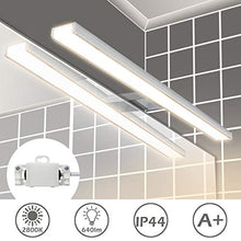 Carica l&#39;immagine nel visualizzatore di Gallery, Lampada Specchio Bagno Led Wowatt Parete 40cm 8W Bianca Calda