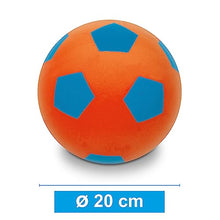 Carica l'immagine nel visualizzatore di Gallery, Mondo Toys - SOFT FLUO BALL 200 - Pallone di spugna diametro 20 cm - 1 palla morbida - colori misti - 07926