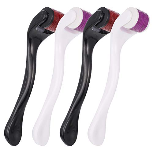 Hellomagic - Confezione da 4 micro rulli in titanio per viso e corpo, 0,5... - Ilgrandebazar