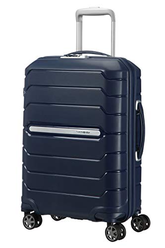 Samsonite Flux Spinner S Bagaglio a Mano S (55cm-44L), Blu (Navy Blue)
