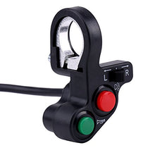 Carica l'immagine nel visualizzatore di Gallery, Manubrio Interruttore Qiilu 22mm (7 / 8inch) manubrio del motociclo...