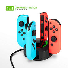 Carica l'immagine nel visualizzatore di Gallery, Stazionamento di ricarica per Nintendo Switch Joy-Con, NesBull supporto per...