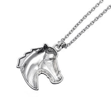 Carica l'immagine nel visualizzatore di Gallery, Lemegeton Fashion Collana Ciondolo a Forma di Testa Cavallo Stile Etnico... - Ilgrandebazar