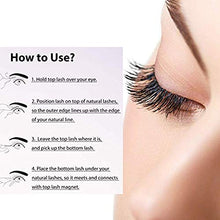Carica l&#39;immagine nel visualizzatore di Gallery, H-Piano - Ciglia magnetiche, 3 magneti, 4 pezzi, set di ciglia magnetiche...