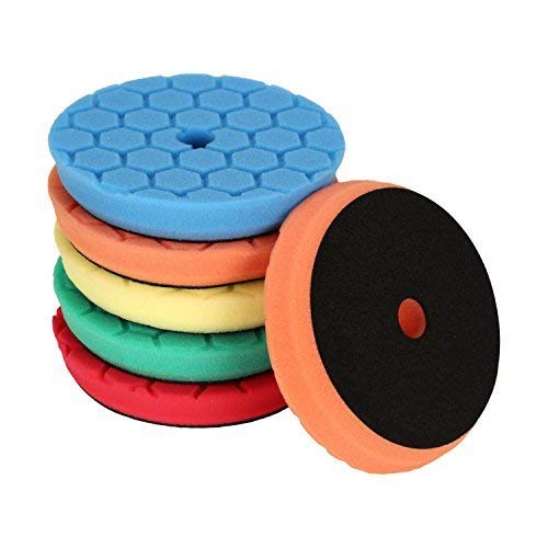 SPTA 5 pz 150mm Hex Logic tamponi set di pastiglie lucidatura eslogiche - Ilgrandebazar