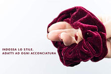Carica l&#39;immagine nel visualizzatore di Gallery, 20 Elastici Per Capelli Scrunchies Velluto Vsco Girl Di Qualità Morbidi... - Ilgrandebazar