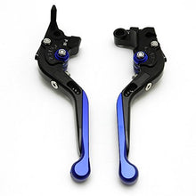 Carica l&#39;immagine nel visualizzatore di Gallery, MT 09 Breve leve freno e frizione Regolabile Per MT09 MT-09 2014 2015 Blu - Ilgrandebazar