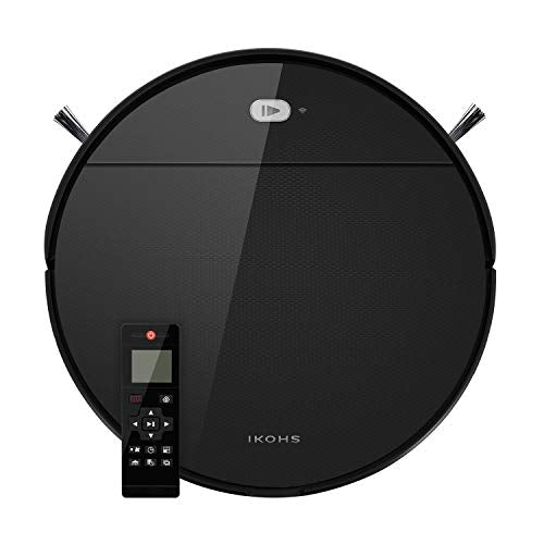 IKOHS netbot S12 - Robot aspirapolvere, Scopa, Aspira, Passa Nero Antracite - Ilgrandebazar