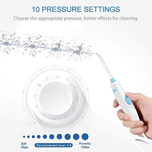 Idropulsore Dentale Professionale,TUREWELL Irrigatore Orale Getto Bianco
