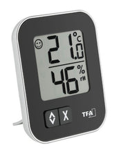 Carica l&#39;immagine nel visualizzatore di Gallery, TFA 30.5026.01 Moxx Digital Thermo-Hygrometer-Black, Nero, 1 Confezione - Ilgrandebazar