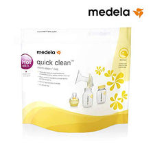 Carica l&#39;immagine nel visualizzatore di Gallery, Medela Quick Clean Sacchetti per Sterilizzazione in Microonde, 5 Pezzi - Ilgrandebazar