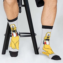 Carica l&#39;immagine nel visualizzatore di Gallery, Disney Calzini Uomo - Calze Uomo Topolino Baby Yoda Pacco da 5 Calzini Uomo Divertenti 39-45 Mickey Bobba Feet Star Wars Gadget Calzini Uomo Confezione Regalo (Multi Goofy)