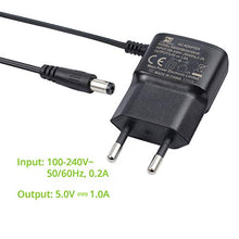 Carica l'immagine nel visualizzatore di Gallery, LiNKFOR Adattatore di Alimentazione 5V 1A 5.5x2.1MM Alimentatore...