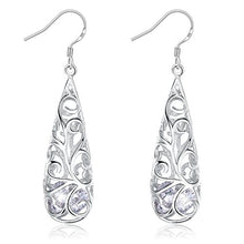 Carica l&#39;immagine nel visualizzatore di Gallery, Orecchini Donna, J.Rosée Argento 925 con 5A Zirconi Perfetto Regalo di...