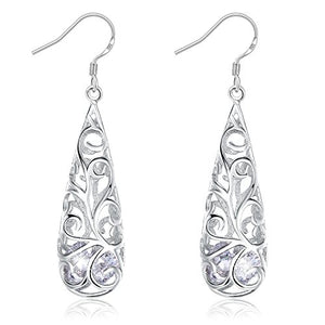 Orecchini Dochais In Argento 925, Orecchini Dorati Per Donne - Foto 6